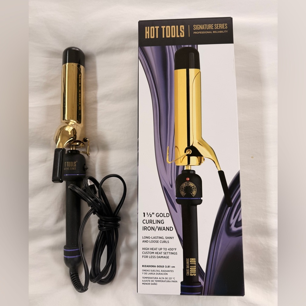 Hot Tools Gold Curling Iron 1.5”